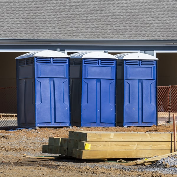 are there any restrictions on what items can be disposed of in the porta potties in Mansfield